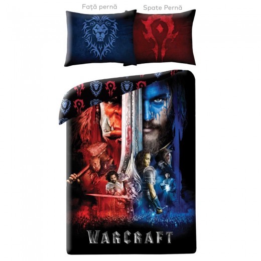 Lenjerie de pat copii Cotton Warcraft WCM-0025