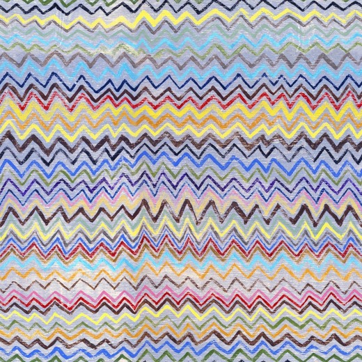 Set 3 role Tapet Imprimat Digital Zig Zag