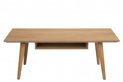 Masa de cafea din lemn si furnir Century Oak, L120xl60xh46 cm