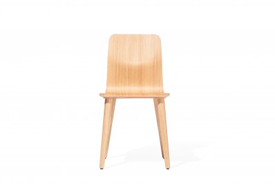 Scaun din lemn de stejar Malmo Natural, l43xA39xH82 cm