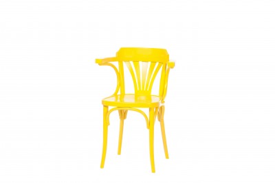 Scaun din lemn de fag 24 Yellow, l54xA48xH77 cm