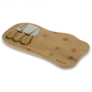 Set ustensile si tocator branzeturi Terrestrial