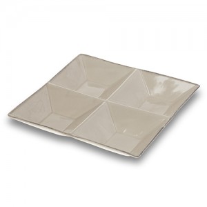 Platou ceramic Vintage cu 4 compartimente