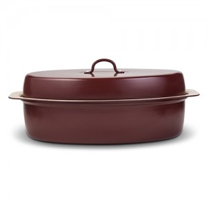 Vas cu capac pentru cuptor, Eco Friendly Terrestrial, L42xl28,5xH15 cm