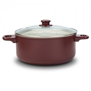 Friteuza ceramica cu capac, Ø 24 cm Eco Friendly