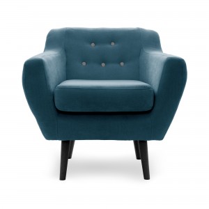 Fotoliu Kelly Marine Blue/Black