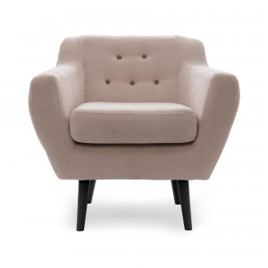 Fotoliu Kelly Beige/Black