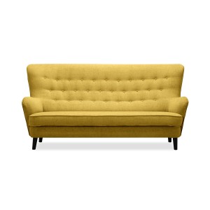 Canapea Fixa 3 locuri Fifties Yellow