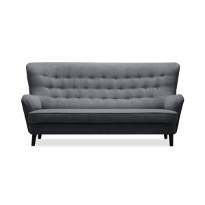 Canapea Fixa 3 locuri Fifties Antracit