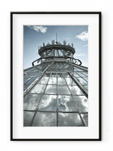 Tablou Reflets Aluminium Noir