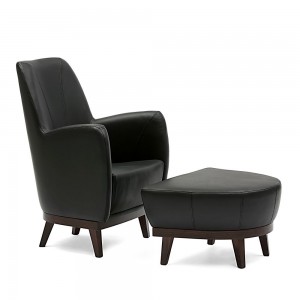 Fotoliu Johanna Black, l73xA75xH102 cm