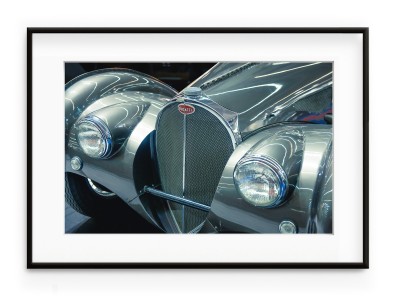 Tablou Bugatti Atlantic Aluminium Noir