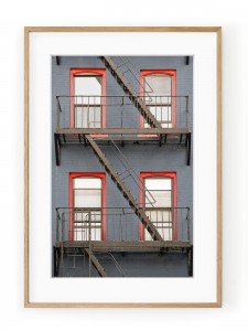 Tablou Façade de Briques New York Oak