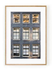 Tablou Façade de Briques Amsterdam Oak