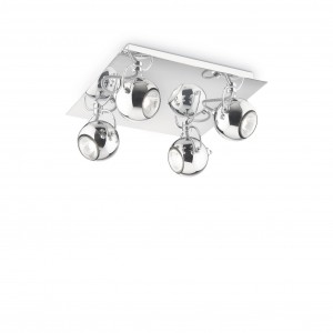 Plafoniera Lunare PL4 Chrome