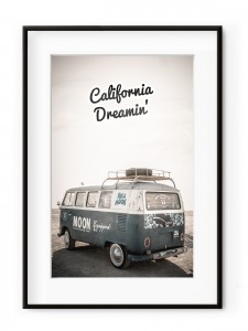Tablou California Dreamin’ Aluminium Noir