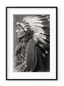 Tablou Native American II Aluminium Noir