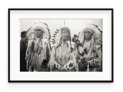 Tablou Native American IV Aluminium Noir