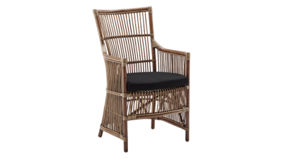 Fotoliu din ratan Davinci Antique, l56xA54xH99 cm