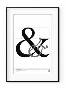 Tablou The Garamond Project & Aluminium Noir