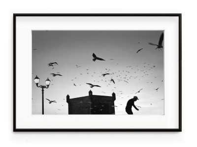 Tablou Essaouira Aluminium Noir