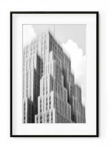 Tablou Architectural Blur II Aluminium Noir