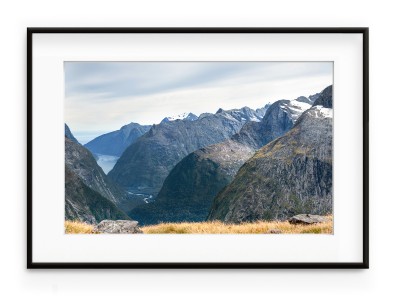 Tablou Fiorland Nouvelle Zélande Aluminium Noir