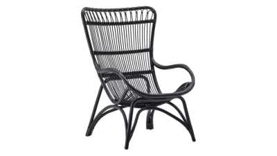 Fotoliu din rattan Monet Black, l67xA81xH98 cm