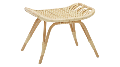 Taburet din ratan Monet Naturale, l53xA42xH40 cm