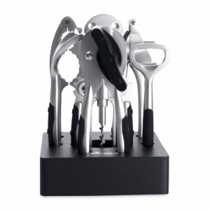 Set 7 piese ustensile, Black, Cubo Line