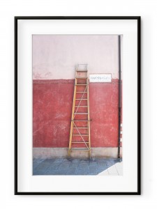 Tablou Via Bressagio Aluminium Noir