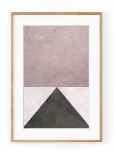 Tablou Geometric Marble II Oak