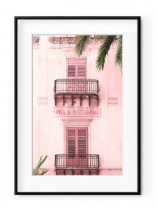 Tablou Villa Rotondo Aluminium Noir