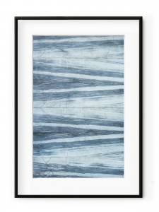 Tablou Blue Marble Aluminium Noir