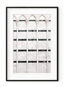 Tablou Marble Wall II Aluminium Noir