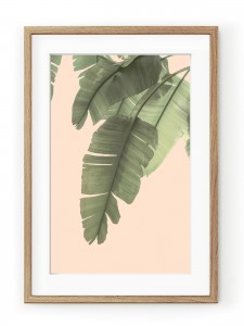 Tablou Tropical Banana Leaves Oak