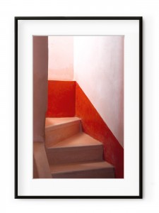 Tablou Morrocan Stairway Aluminium Noir