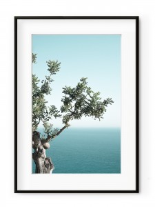 Tablou Seaside Oak Aluminium Noir