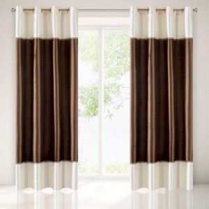 Perdea Tiara2 140X250 Crem/Maro 1 buc