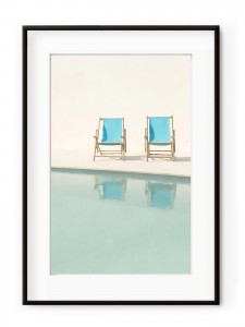 Tablou Summer Days II Aluminium Noir