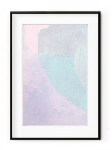 Tablou Violet + Blue Aluminium Noir