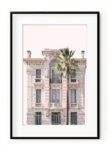 Tablou Palm House Aluminium Noir