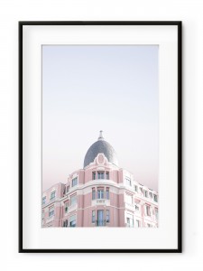 Tablou Fairytale Castle Aluminium Noir