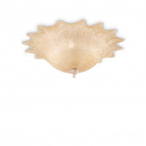 Plafoniera Tiziano PL5 Amber