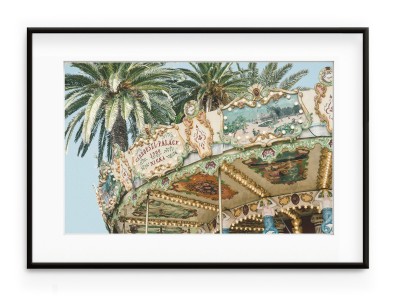 Tablou Carrousel Palace Aluminium Noir