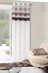 Perdea Cindy 140X250 Alb/Maro 1 buc