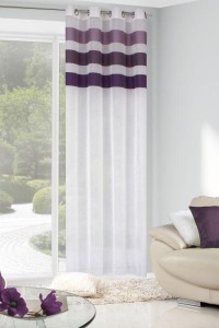 Perdea Cindy 140X250 Alb/Violet 1 buc