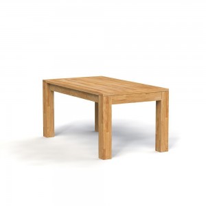 Masa din lemn masiv de stejar natural Cubic, L160xl90xh77 cm