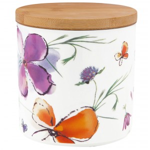 Recipient pentru depozitare 650 ml, Portelan, Aquarelle