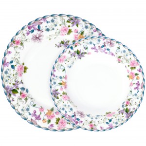 Set vesela 12 piese, Portelan, Versailles